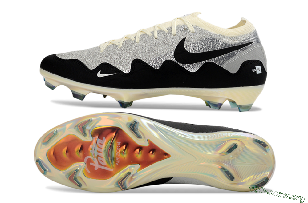 Nike Air Zoom Mercurial Vapor 16 Elite FG Football Boots - Black/Golden Grey/White 1