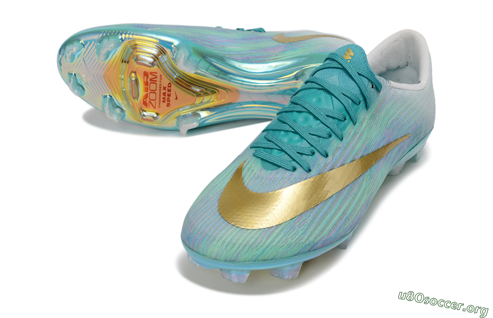 Nike Air Zoom Mercurial Superfly 11 FG Football Boots - Aqua/Sea Green/Metallic Gold 0