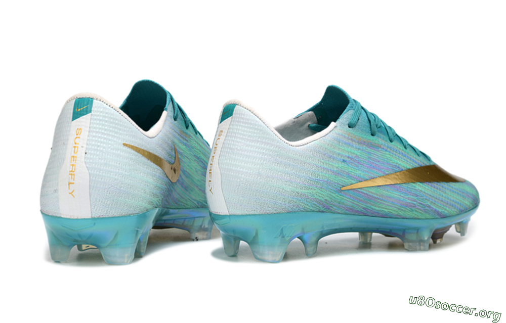 Nike Air Zoom Mercurial Superfly 11 FG Football Boots - Aqua/Sea Green/Metallic Gold 6