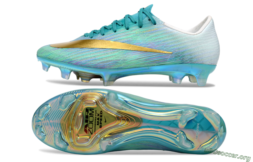 Nike Air Zoom Mercurial Superfly 11 FG Football Boots - Aqua/Sea Green/Metallic Gold 1