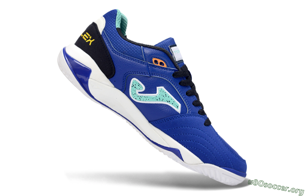 Joma Top Flex IC Football Shoes - Blue/Aquatic Blue/White 4