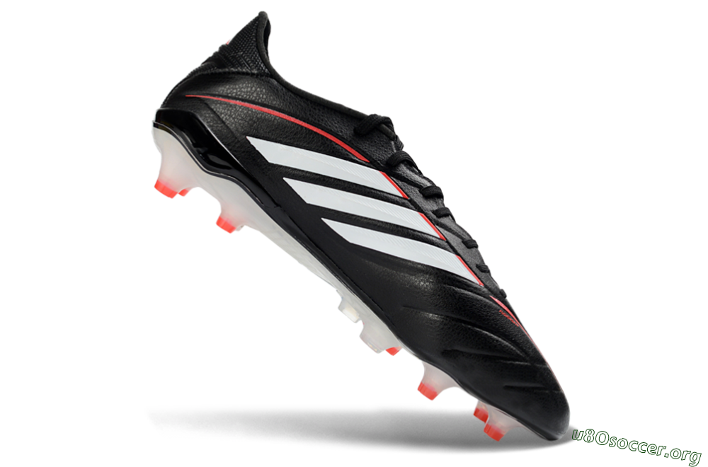 Adidas Copa Pure 4 Elite FG Football Boots - Black/Crimson Red/White 4