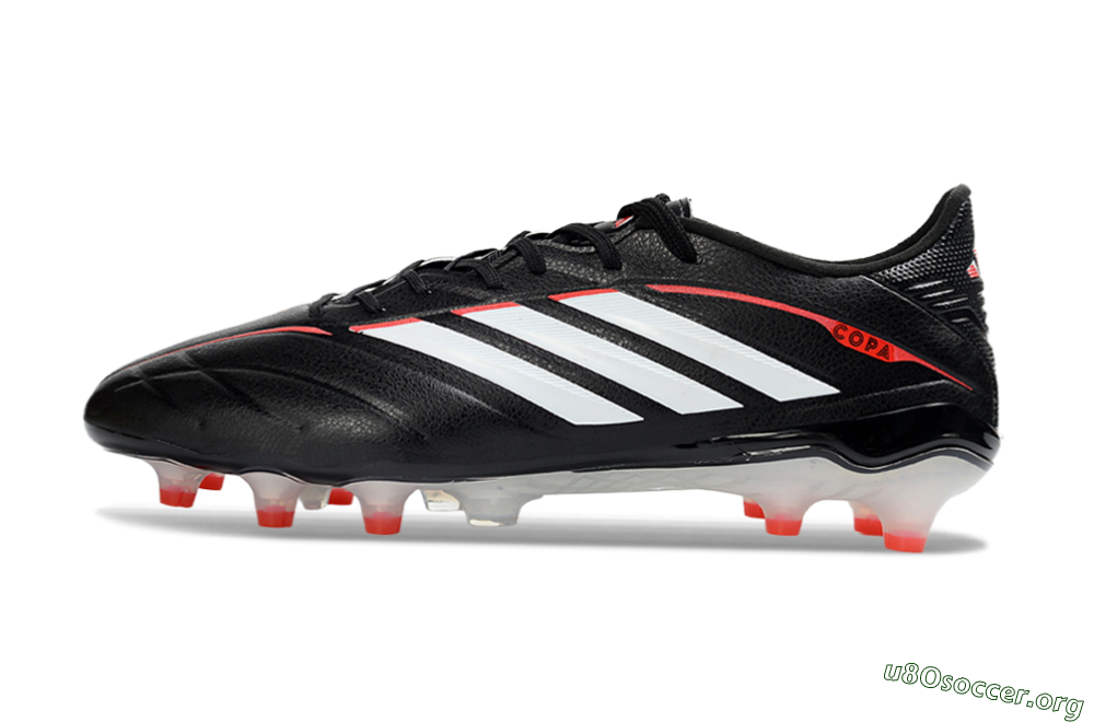 Adidas Copa Pure 4 Elite FG Football Boots - Black/Crimson Red/White 3