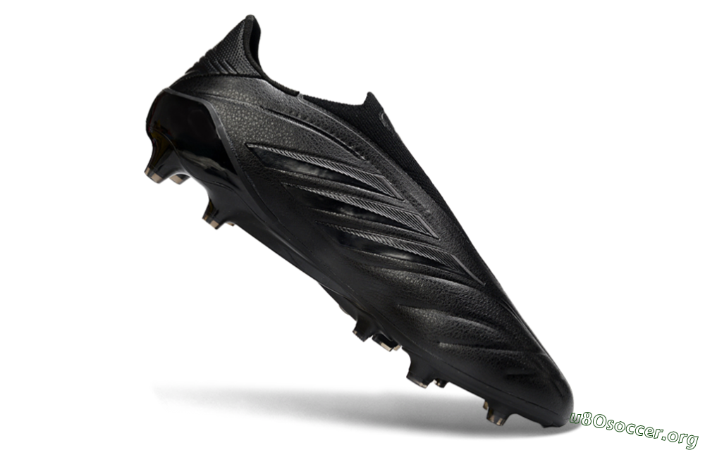 Adidas Copa Pure 4 Elite Laceless FG Football Boots - Black/Midnight Black/Stealth Black 4