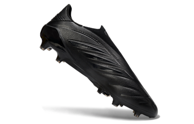 Adidas Copa Pure 4 Elite Laceless FG Football Boots - Black/Midnight Black/Stealth Black