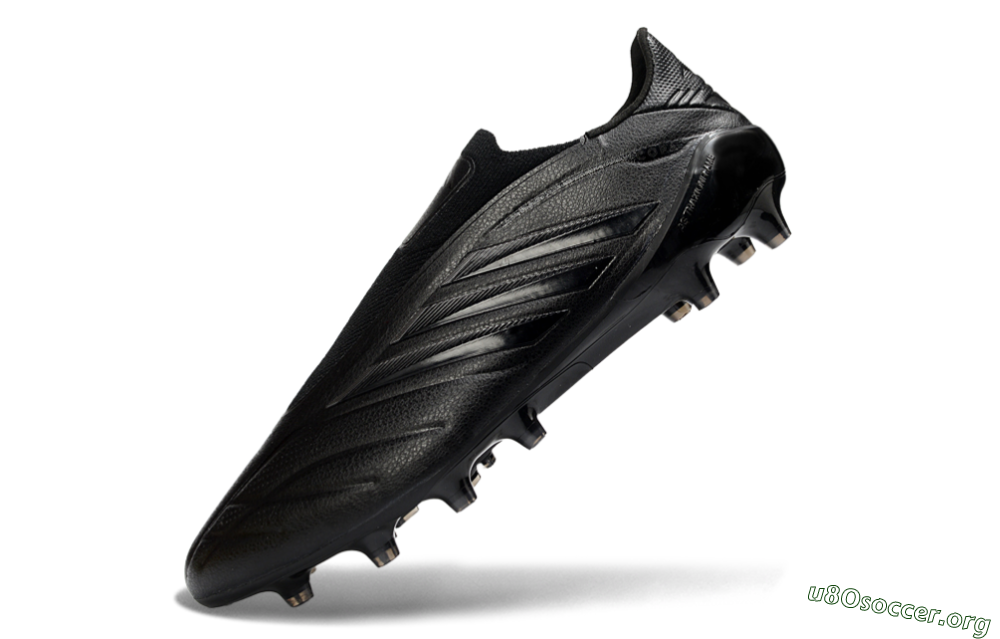 Adidas Copa Pure 4 Elite Laceless FG Football Boots - Black/Midnight Black/Stealth Black 5