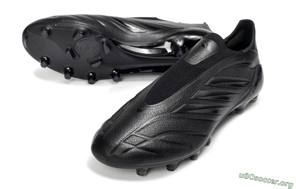 Adidas Copa Pure 4 Elite Laceless FG Football Boots - Black/Midnight Black/Stealth Black 0