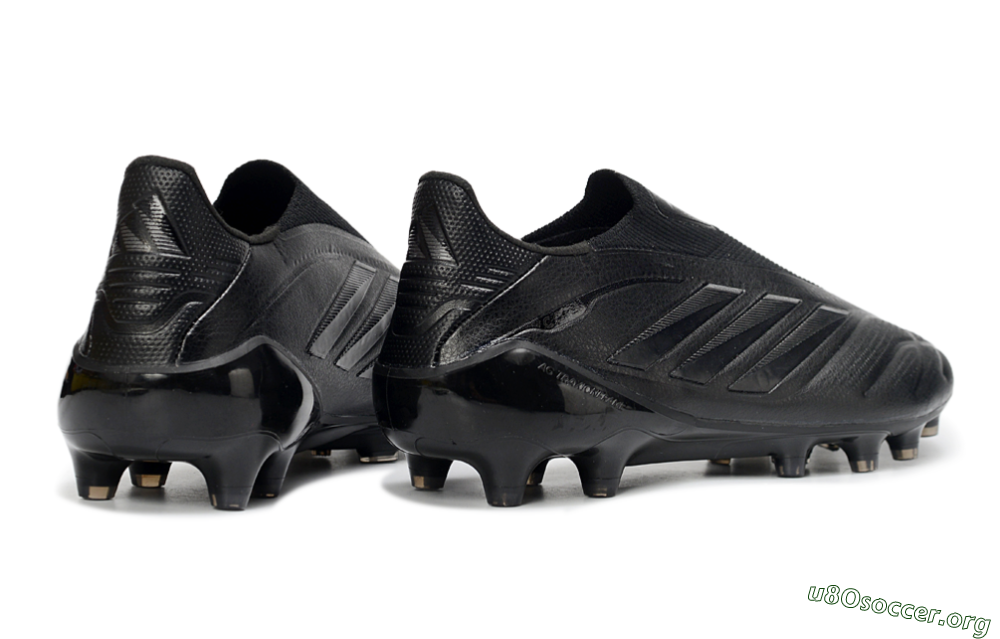 Adidas Copa Pure 4 Elite Laceless FG Football Boots - Black/Midnight Black/Stealth Black 6