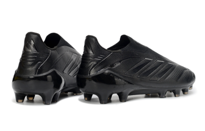 Adidas Copa Pure 4 Elite Laceless FG Football Boots - Black/Midnight Black/Stealth Black