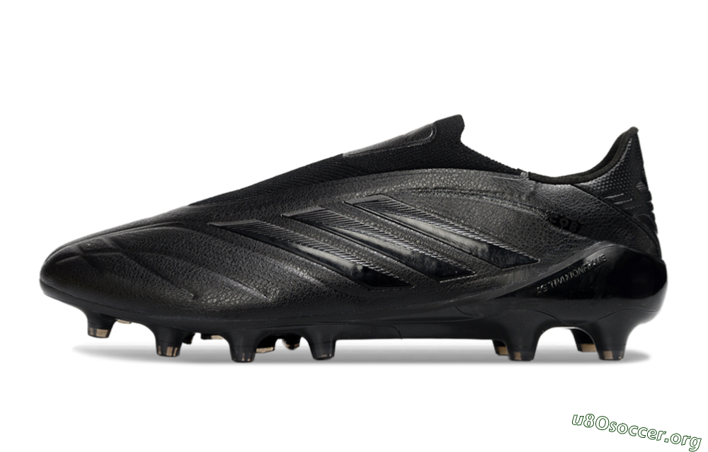 Adidas Copa Pure 4 Elite Laceless FG Football Boots - Black/Midnight Black/Stealth Black 3