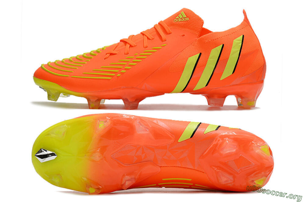 Adidas Predator Edge.1 Low FG Football Boots - Orange/Yellow 1