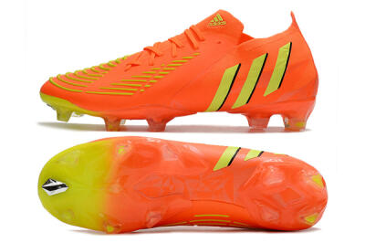 Adidas Predator Edge.1 Low FG Football Boots - Orange/Yellow