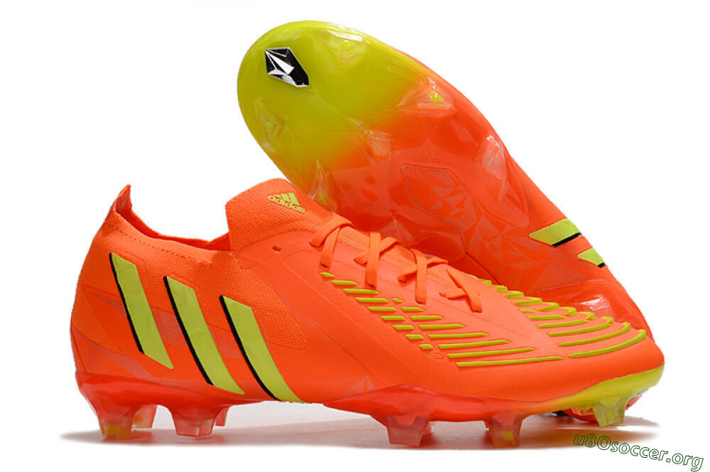 Adidas Predator Edge.1 Low FG Football Boots - Orange/Yellow 2