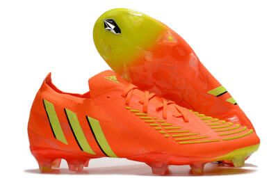 Adidas Predator Edge.1 Low FG Football Boots - Orange/Yellow