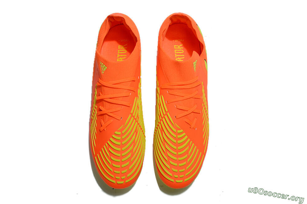 Adidas Predator Edge.1 Low FG Football Boots - Orange/Yellow 4