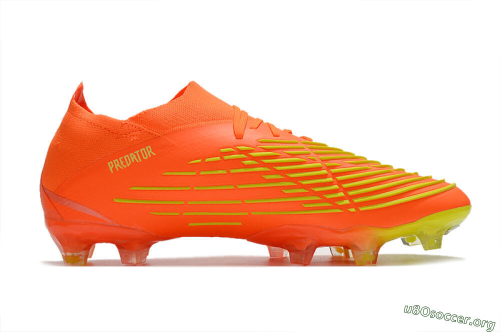Adidas Predator Edge.1 Low FG Football Boots - Orange/Yellow 7