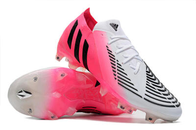 Adidas Predator Edge.1 Low FG Football Boots - White/Pink