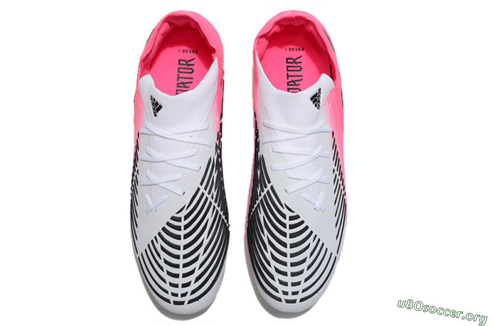 Adidas Predator Edge.1 Low FG Football Boots - White/Pink 4