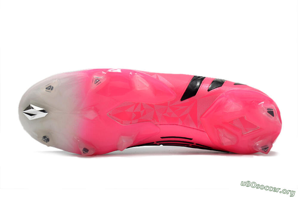 Adidas Predator Edge.1 Low FG Football Boots - White/Pink 6