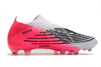 Adidas Predator Edge.1 Low FG Football Boots - White/Pink