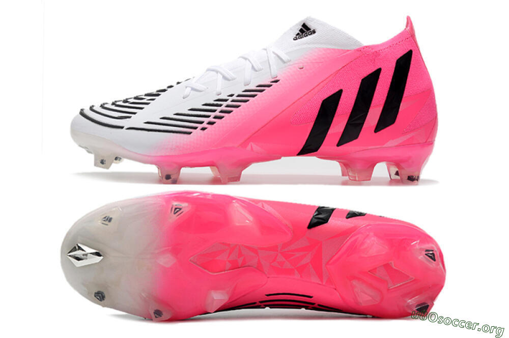 Adidas Predator Edge.1 FG Football Boots - White/Pink 1
