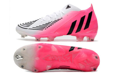 Adidas Predator Edge.1 FG Football Boots - White/Pink