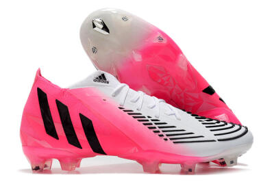Adidas Predator Edge.1 FG Football Boots - White/Pink