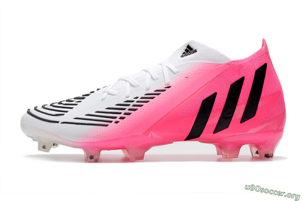 Adidas Predator Edge.1 FG Football Boots - White/Pink 3