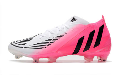 Adidas Predator Edge.1 FG Football Boots - White/Pink