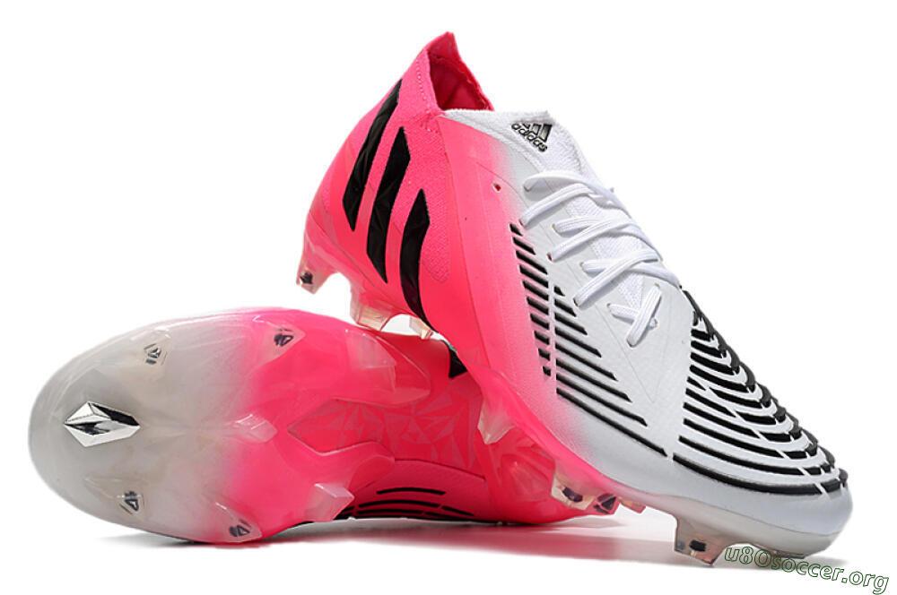 Adidas Predator Edge.1 FG Football Boots - White/Pink 0