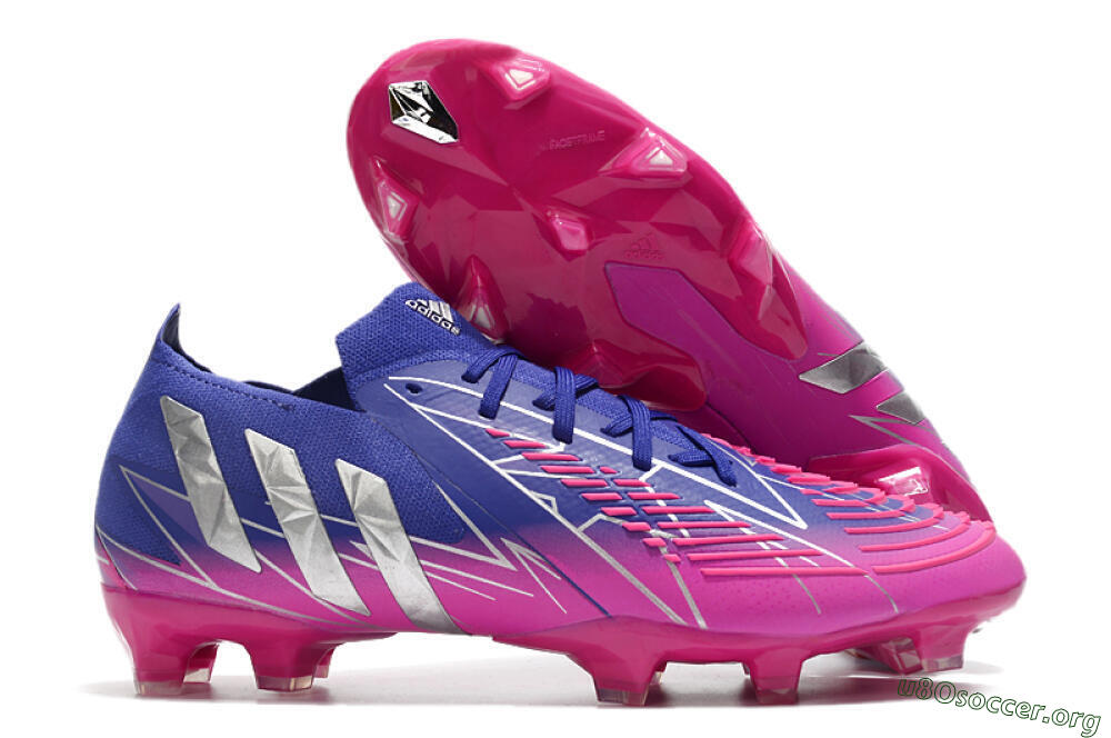 Adidas Predator Edge.1 Low FG Football Boots - Purple/Pink 2