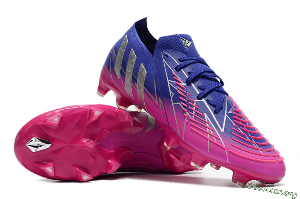 Adidas Predator Edge.1 Low FG Football Boots - Purple/Pink 0