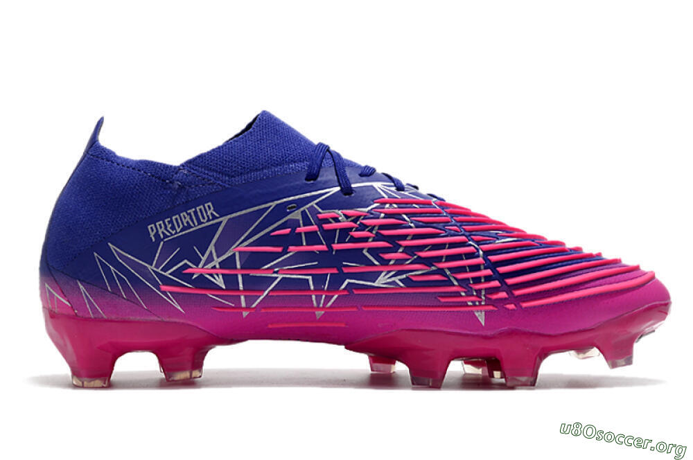 Adidas Predator Edge.1 Low FG Football Boots - Purple/Pink 7