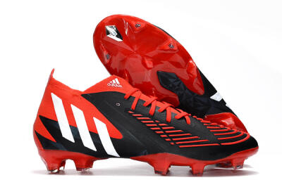 Adidas Predator Edge Geometric.1 FG Football Boots - Red/Black/White