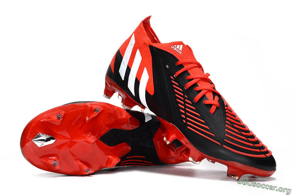 Adidas Predator Edge Geometric.1 FG Football Boots - Red/Black/White 0