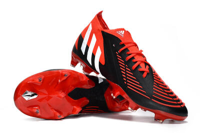 Adidas Predator Edge Geometric.1 FG Football Boots - Red/Black/White