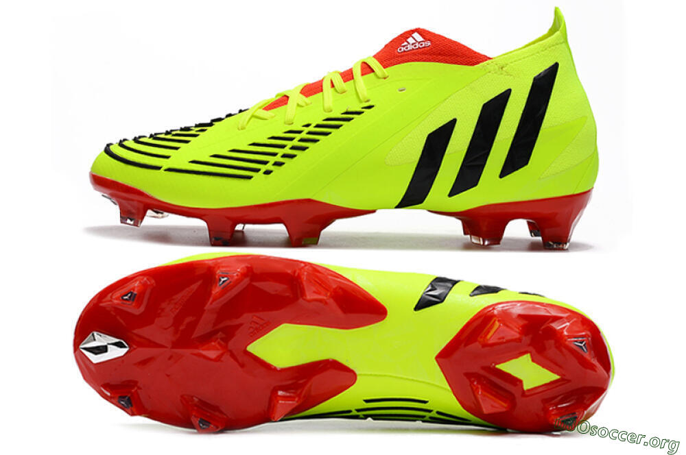 Adidas Predator Edge Geometric.1 FG Football Boots - Green/Red 1