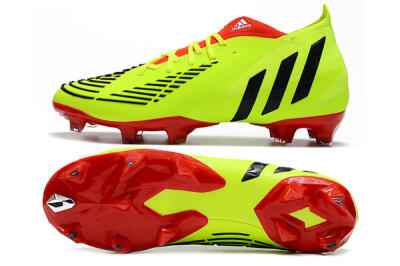Adidas Predator Edge Geometric.1 FG Football Boots - Green/Red
