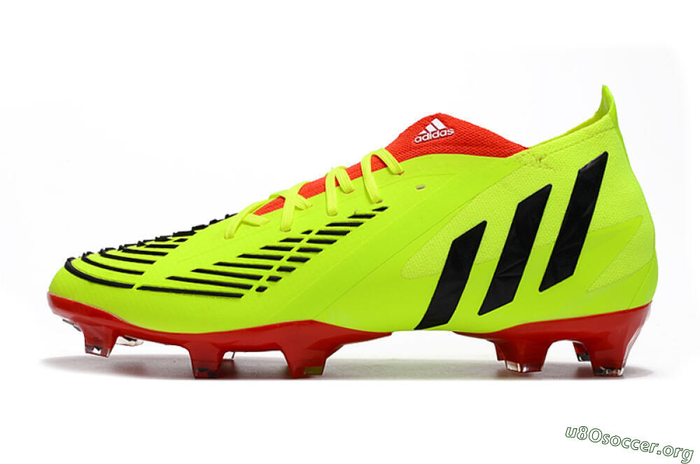 Adidas Predator Edge Geometric.1 FG Football Boots - Green/Red 3