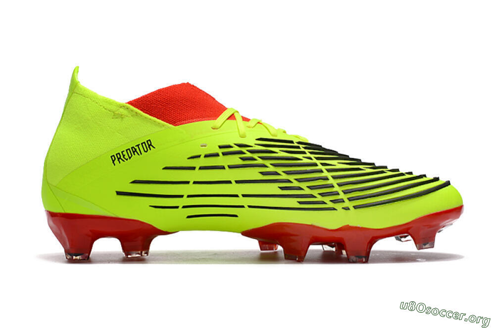 Adidas Predator Edge Geometric.1 FG Football Boots - Green/Red 4