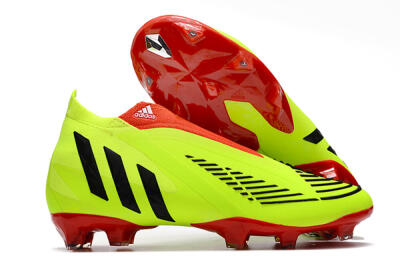 Adidas Predator Edge Geometric+ FG Football Boots - Green/Red