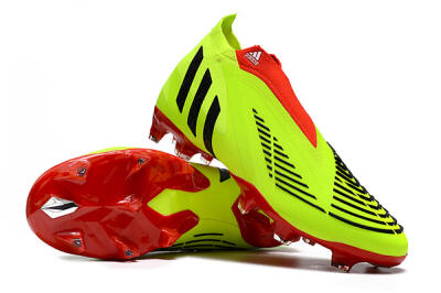 Adidas Predator Edge Geometric+ FG Football Boots - Green/Red
