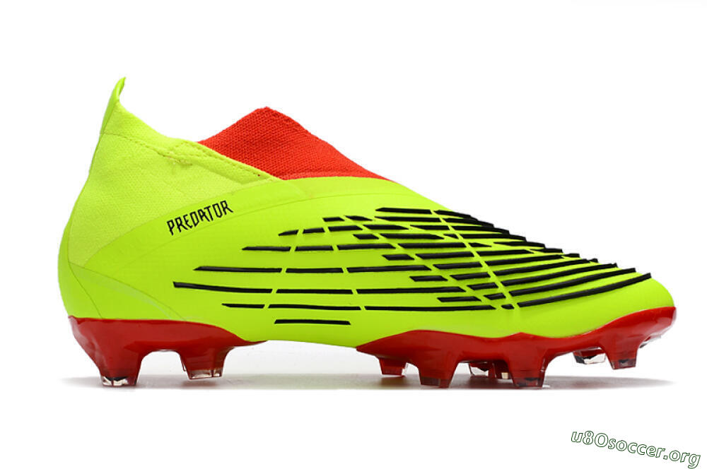 Adidas Predator Edge Geometric+ FG Football Boots - Green/Red 4