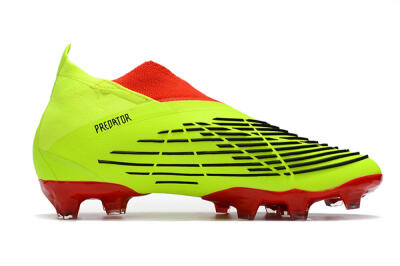 Adidas Predator Edge Geometric+ FG Football Boots - Green/Red