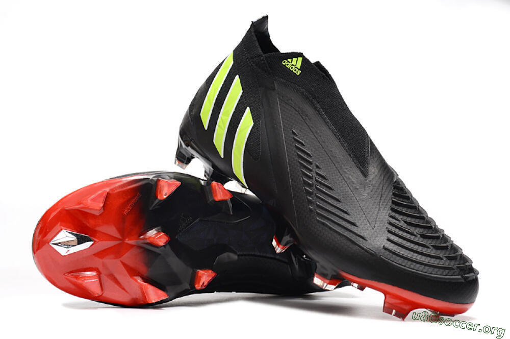 Adidas Predator Edge Geometric+ FG Football Boots - Black/Yellow/Red 0