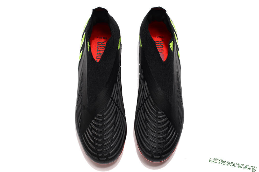 Adidas Predator Edge Geometric+ FG Football Boots - Black/Yellow/Red 5