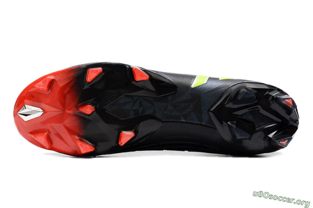 Adidas Predator Edge Geometric+ FG Football Boots - Black/Yellow/Red 7