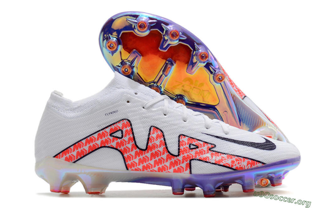 Nike Air Zoom Mercurial Vapor 15 Elite AG Football Boots - White/Pink 2