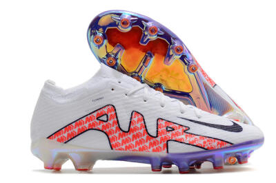 Nike Air Zoom Mercurial Vapor 15 Elite AG Football Boots - White/Pink