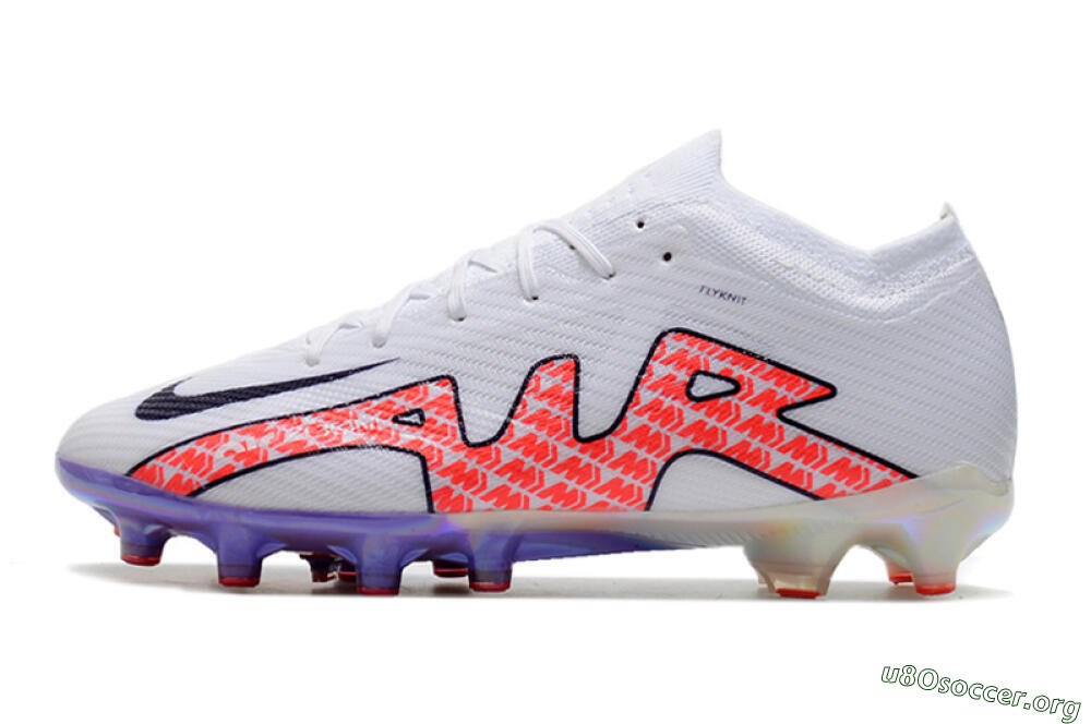 Nike Air Zoom Mercurial Vapor 15 Elite AG Football Boots - White/Pink 3